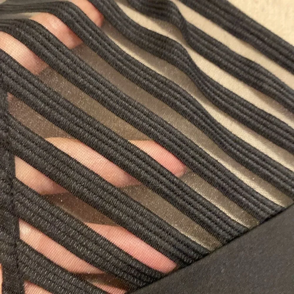 Ted Baker Black Sheath Midi Dress Mock Neck Sleeveless, S - Picture 7 of 12